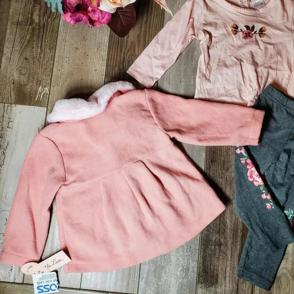 NWT Little Lass 12-18M Baby Toddler Girl 3pc Set Outfit Bundle - Picture 12 of 12